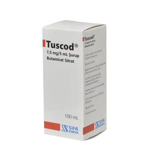 Tuscod 7,5mg/5ml Şurup (100ml)